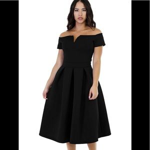 Woman’s vintage 1950s party cocktail dress